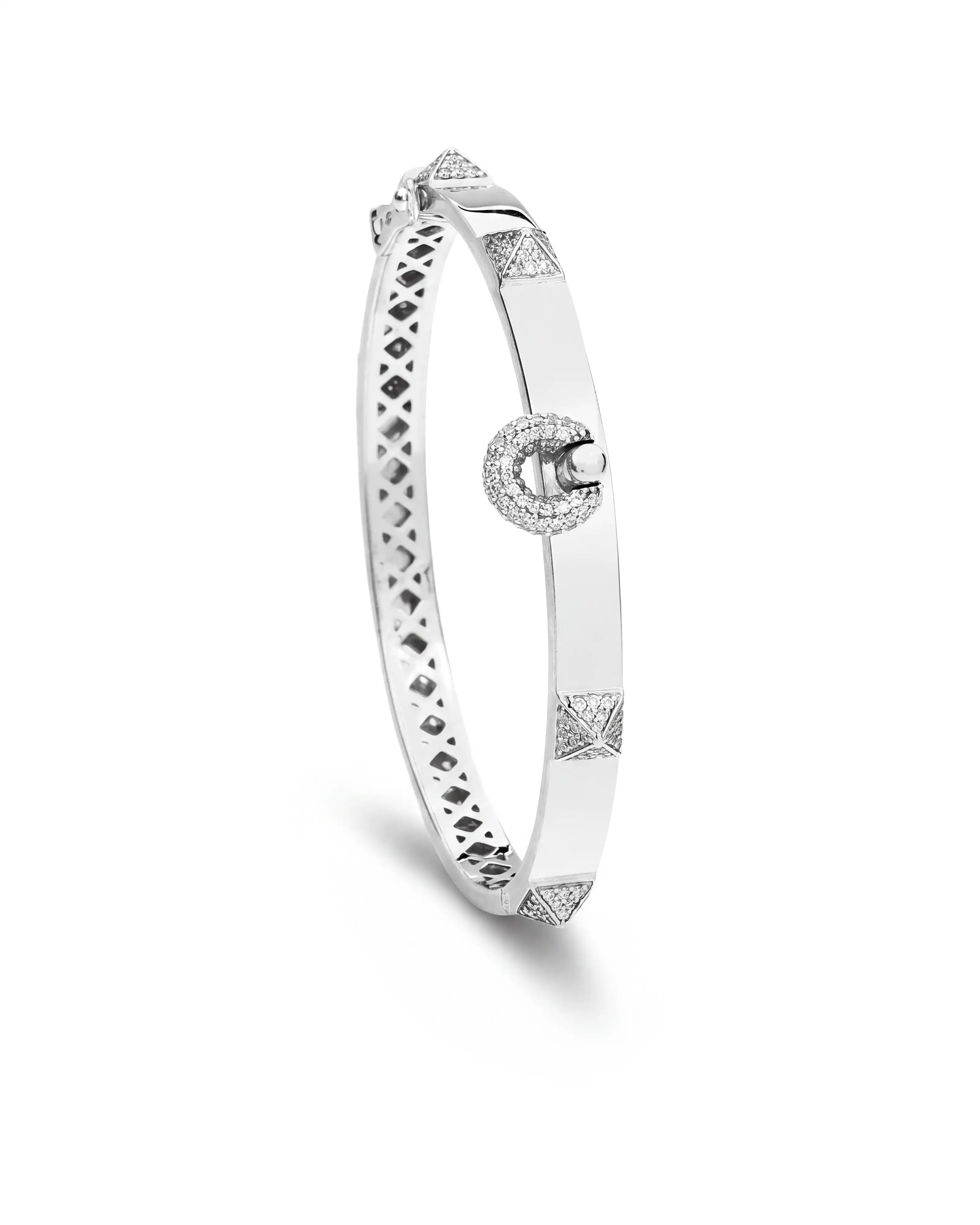 Hardware 2.0 White Gold Bracelet