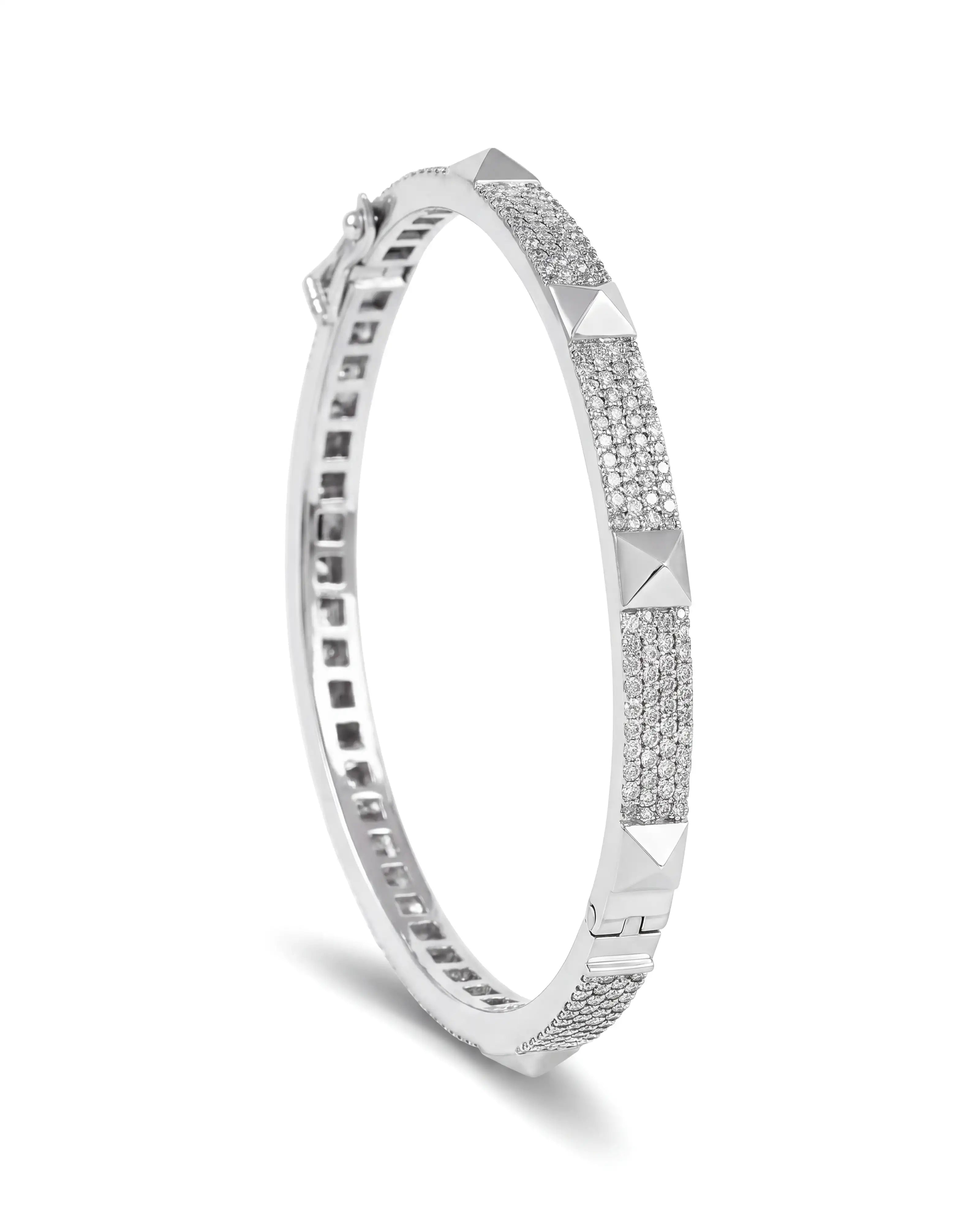 Hardware Bracelet (White Gold)