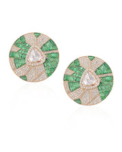 Haute In Green Studs | AMARIS JEWELS | Fine Jewelry 