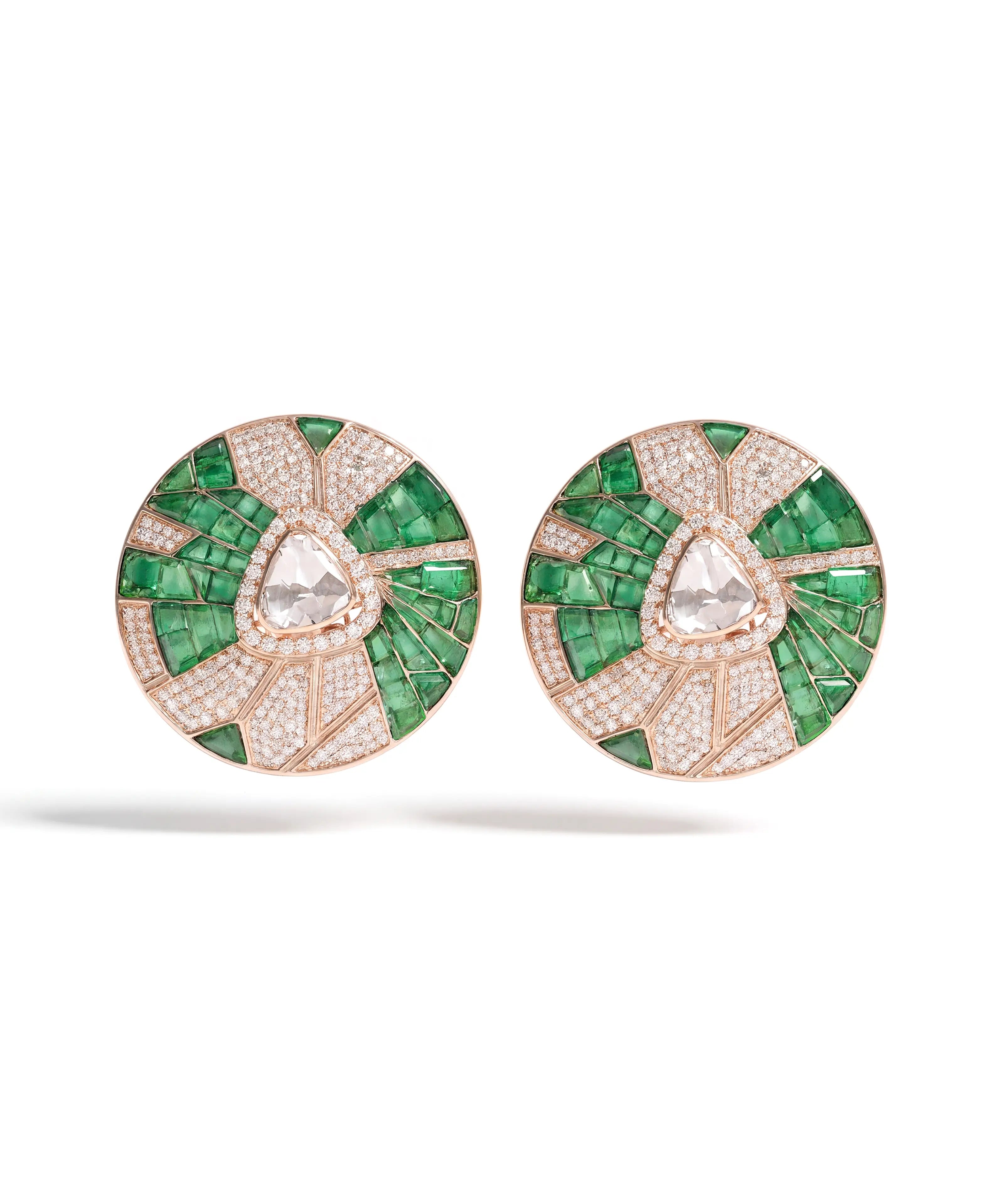 Haute In Green Studs | AMARIS JEWELS | Fine Jewelry