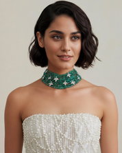 Haute in Emeralds Choker | AMARIS JEWELS | Fine Jewelry 