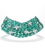 Haute in Emeralds Choker | AMARIS JEWELS | Fine Jewelry