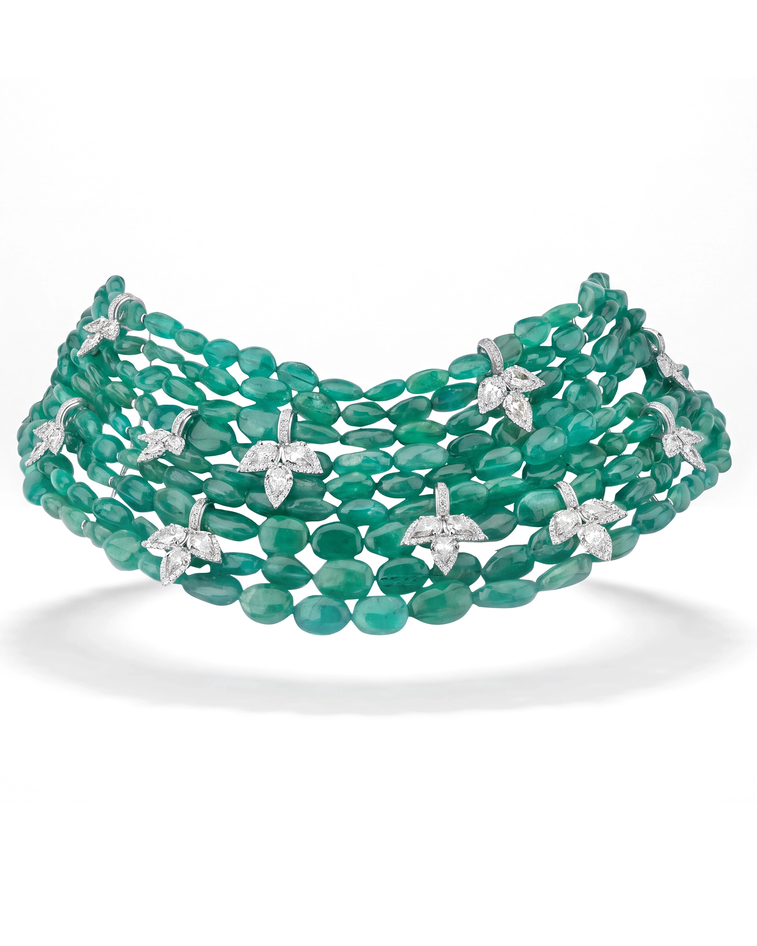 Haute in Emeralds Choker | AMARIS JEWELS | Fine Jewelry
