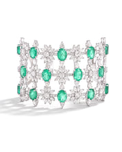 Haute in Emeralds Cuff | AMARIS JEWELS | Fine Jewelry