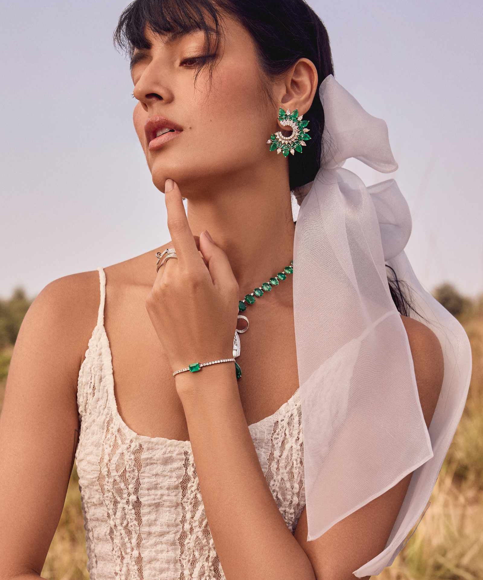 Havana Emerald Tennis Bracelet | AMARIS JEWELS | Fine Jewelry 