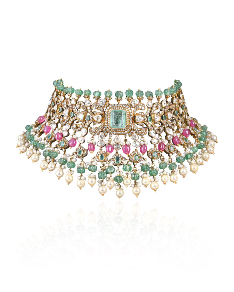 Heera Mandi Polki Choker | AMARIS JEWELS | Fine Jewelry 