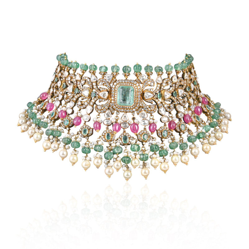 Heera Mandi Polki Choker | AMARIS JEWELS | Fine Jewelry 