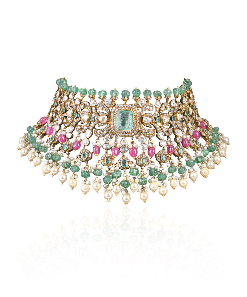 Heera Mandi Polki Choker | AMARIS JEWELS | Fine Jewelry 