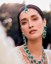 Hepburn Halo Maangtikka | AMARIS JEWELS | Fine Jewelry 