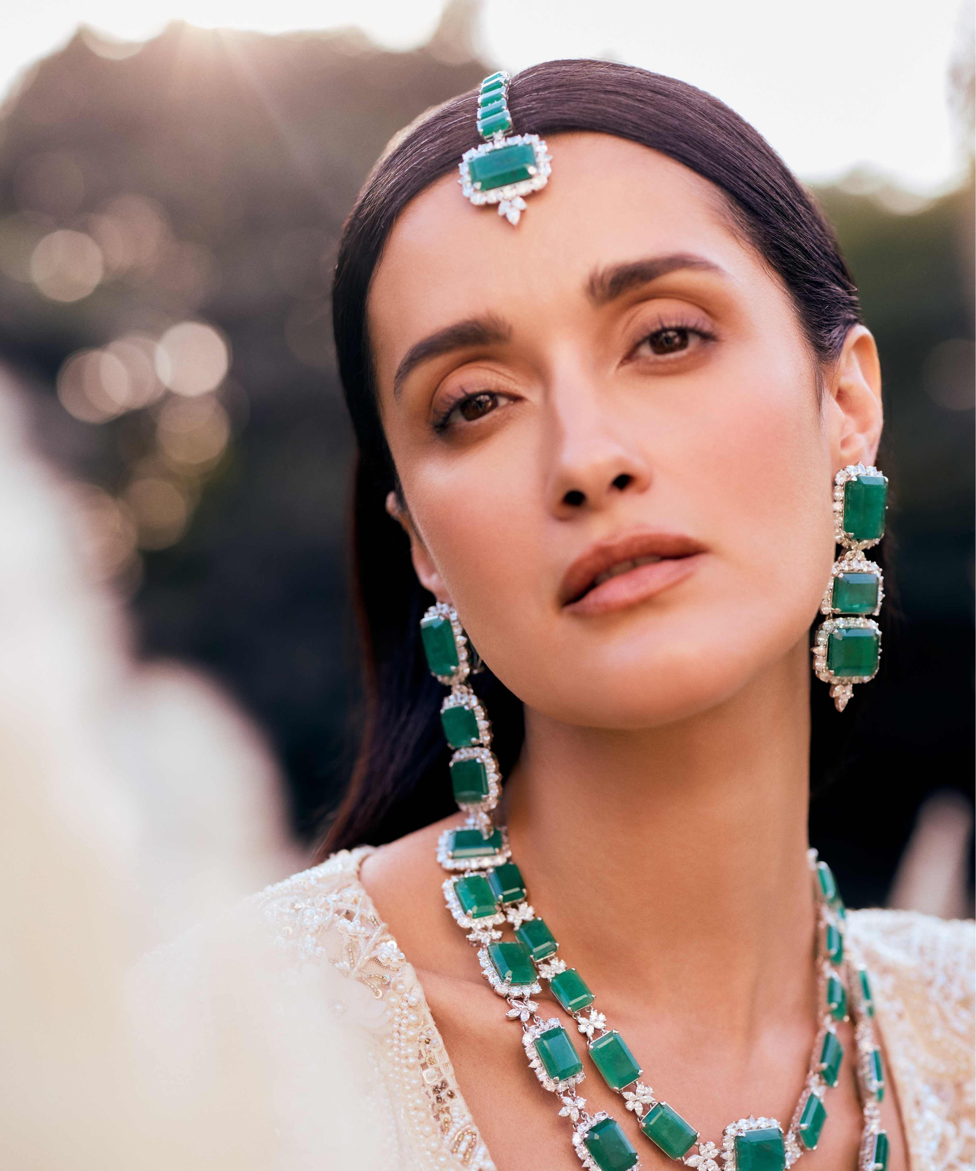 Hepburn Halo Maangtikka | AMARIS JEWELS | Fine Jewelry