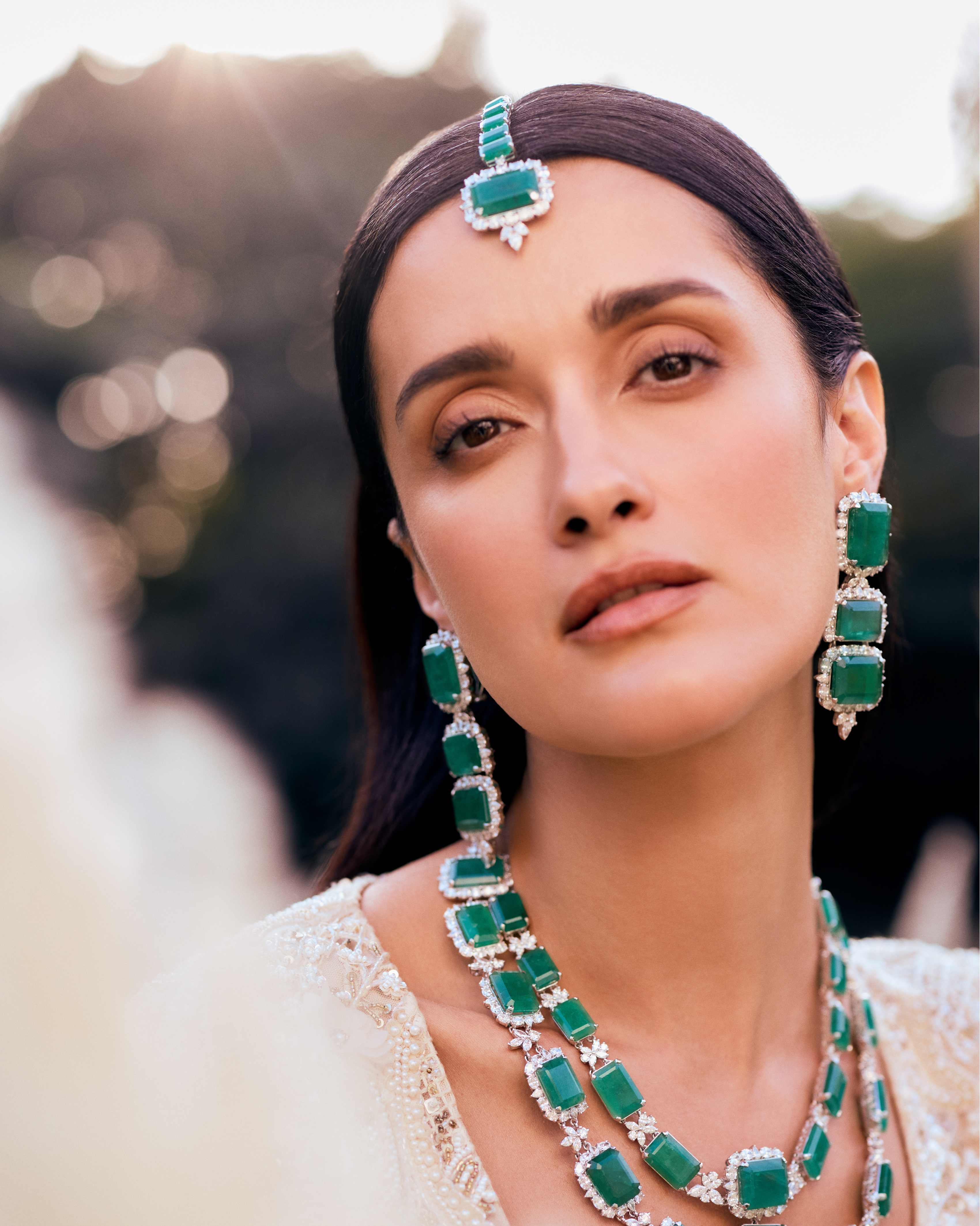 Hepburn Halo Maangtikka | AMARIS JEWELS | Fine Jewelry 