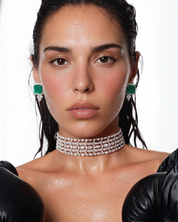 Hepburn Halo Studs | AMARIS JEWELS | Fine Jewelry 