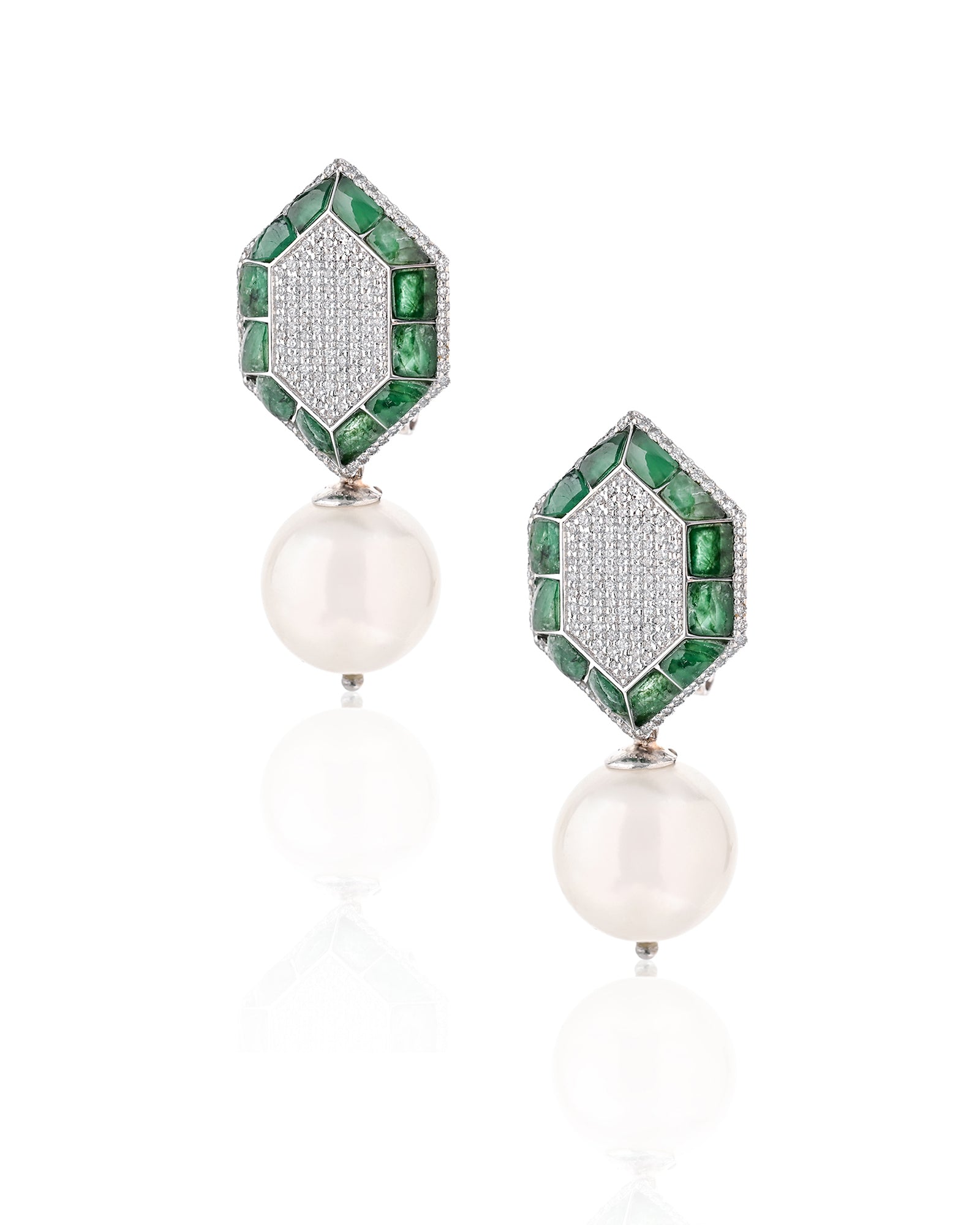 Hexa Drop Earrings | AMARIS JEWELS | Fine Jewelry 