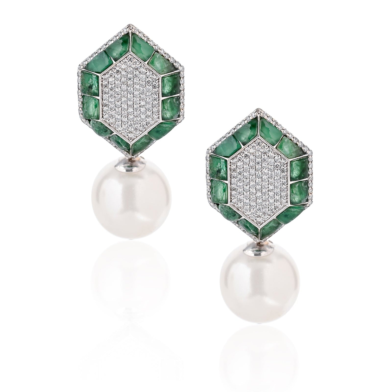 Hexa Drop Earrings | AMARIS JEWELS | Fine Jewelry 