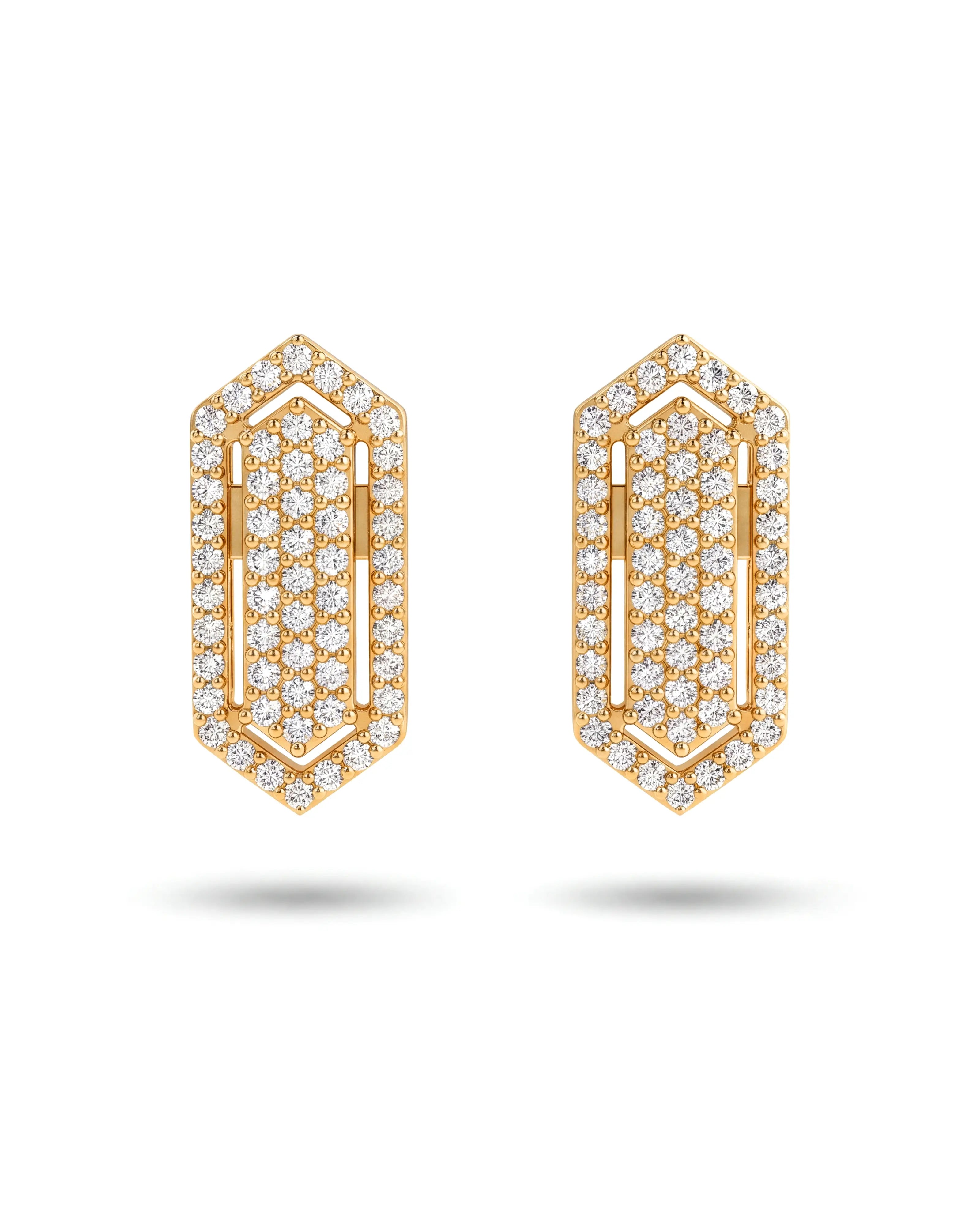 Hexa Flex Studs | AMARIS JEWELS | Fine Jewelry