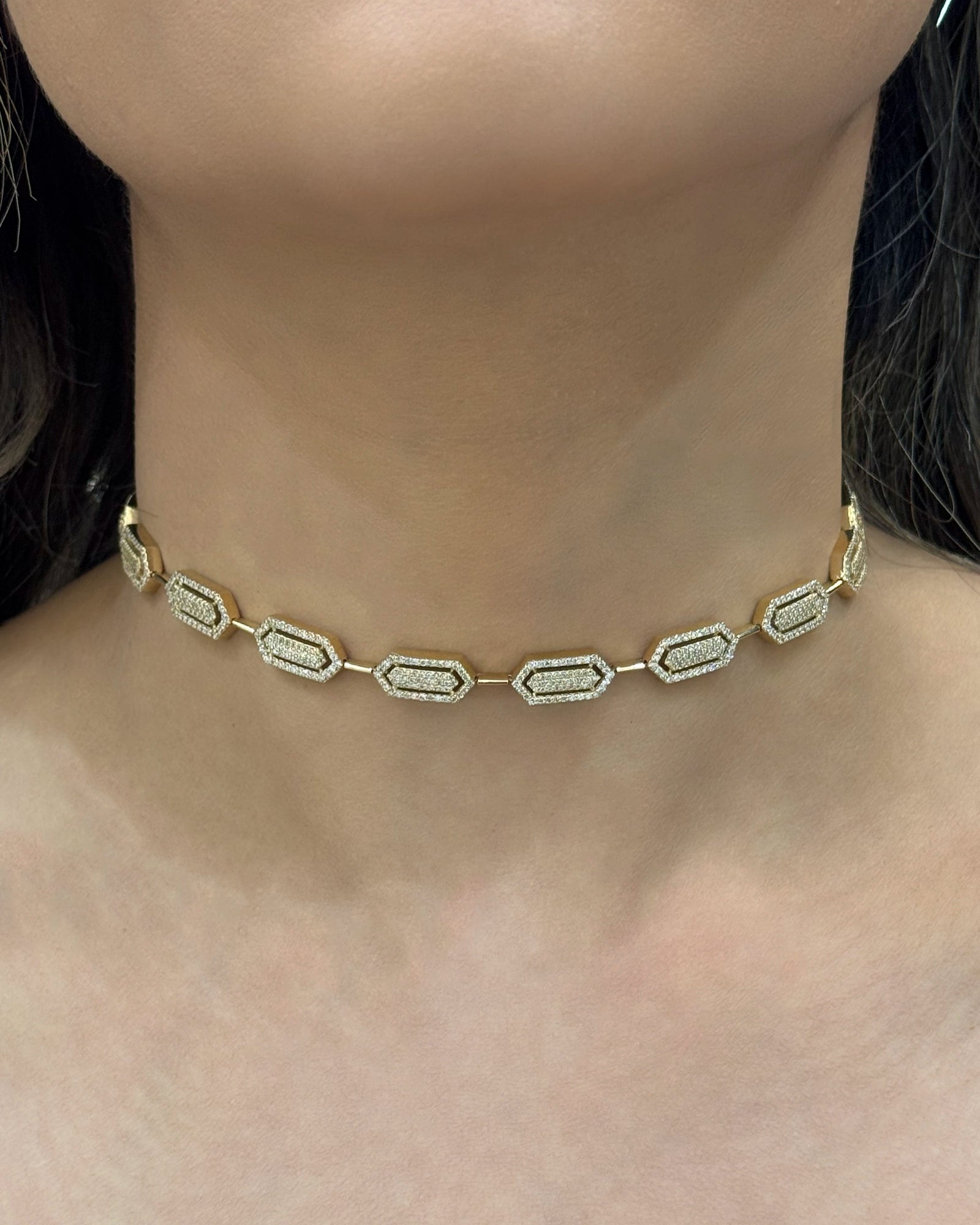Hexa Flex Tennis Necklace | AMARIS JEWELS | Fine Jewelry 
