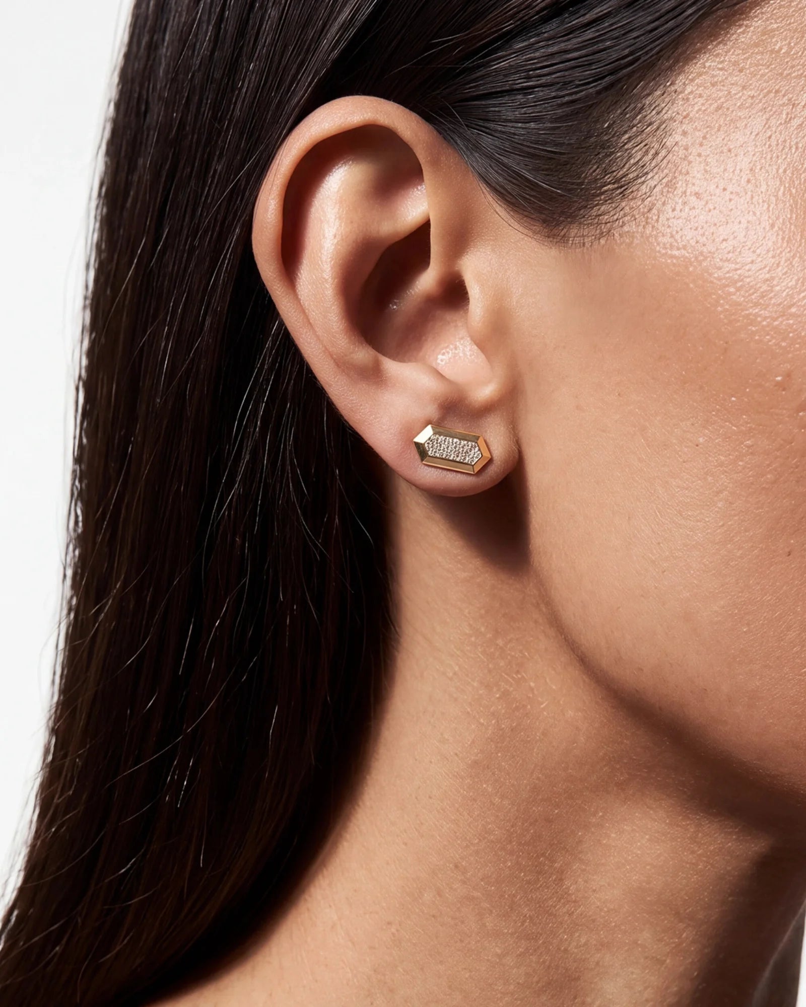 Hexa Flex studs 2.0 | AMARIS JEWELS | Fine Jewelry