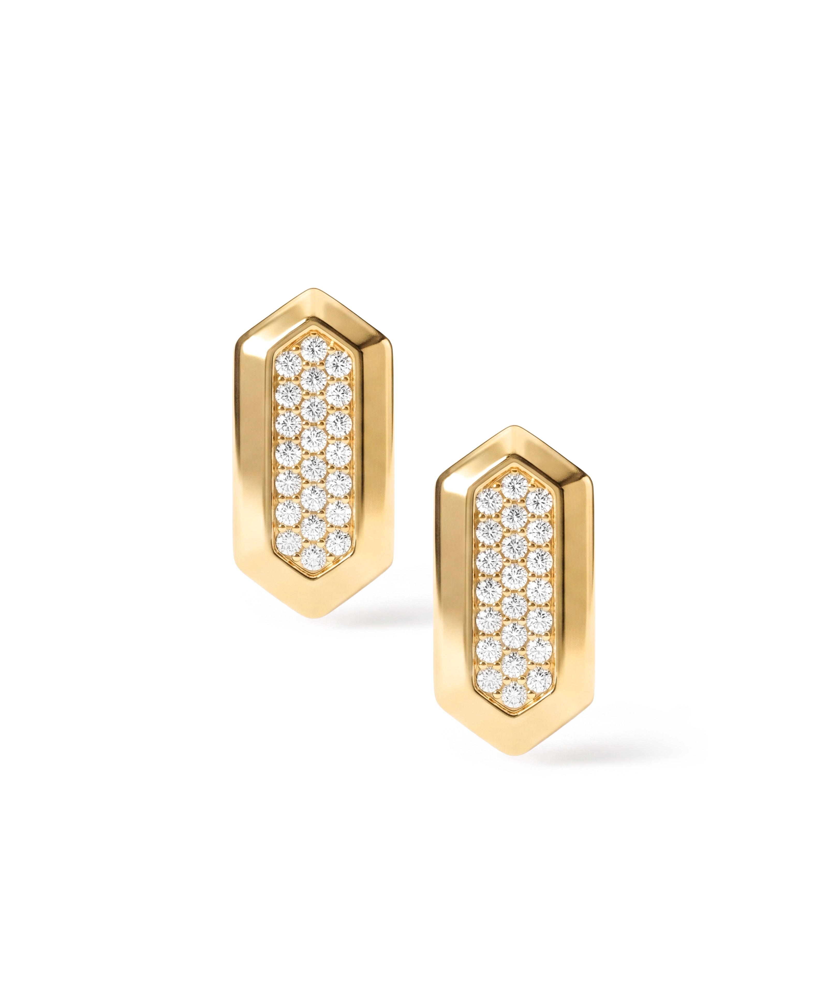 Hexa Flex studs 2.0 | AMARIS JEWELS | Fine Jewelry