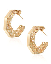 Honeycomb Glam Hoops | AMARIS JEWELS | Fine Jewelry 