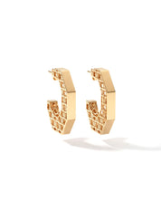 Honeycomb Glam Hoops | AMARIS JEWELS | Fine Jewelry