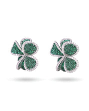 Hydrangea Earrings (Emerald) | AMARIS JEWELS | Fine Jewelry