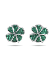 Hydrangea Earrings (Emerald) | AMARIS JEWELS | Fine Jewelry