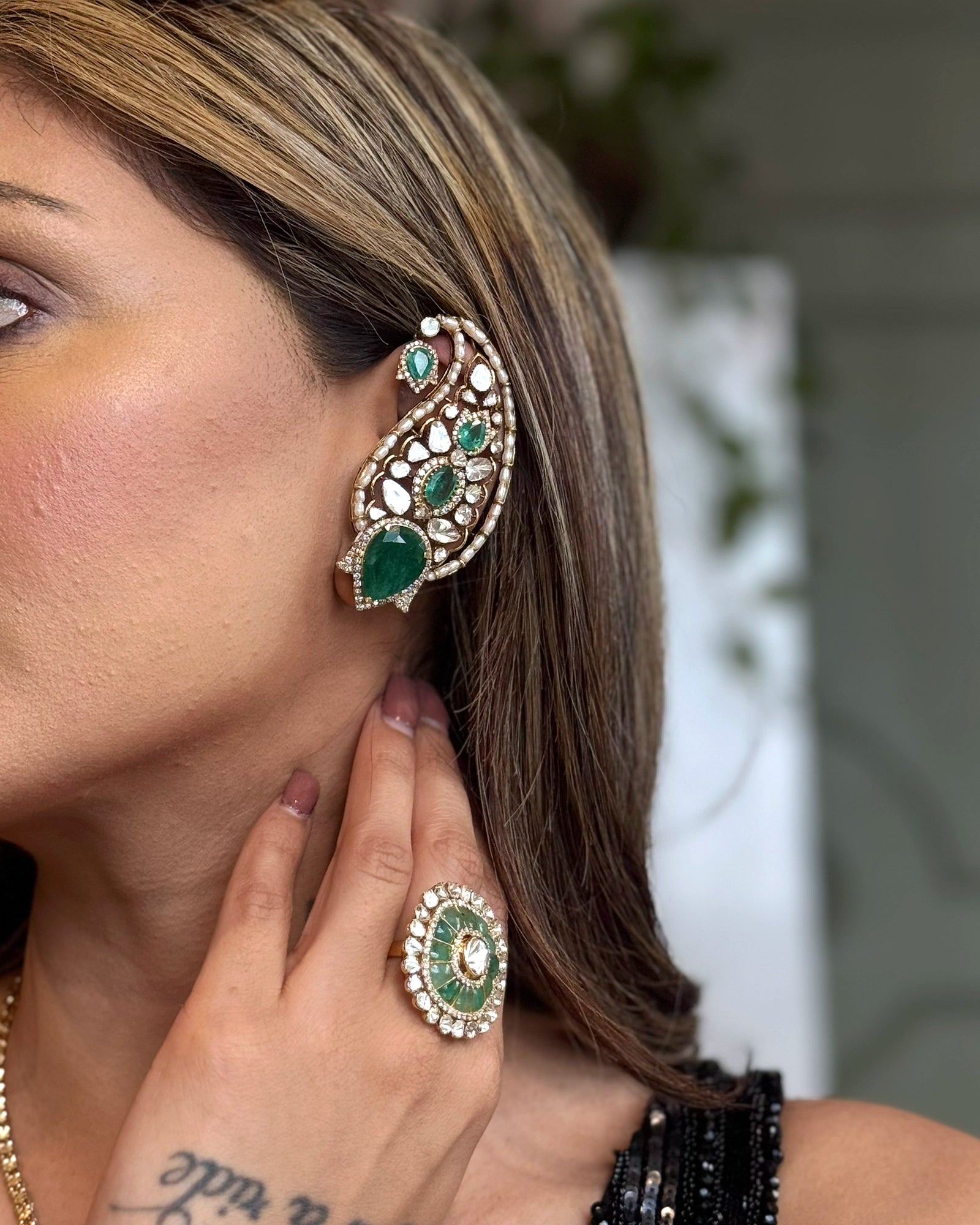 Paisley Pop Ear cuff