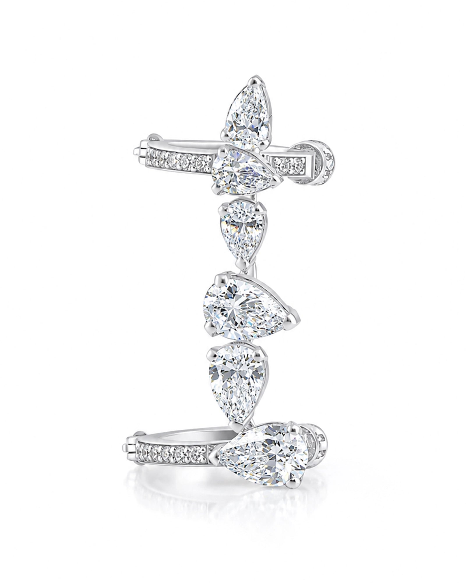 Ice Age Ear Huggy | AMARIS JEWELS | Fine Jewelry 