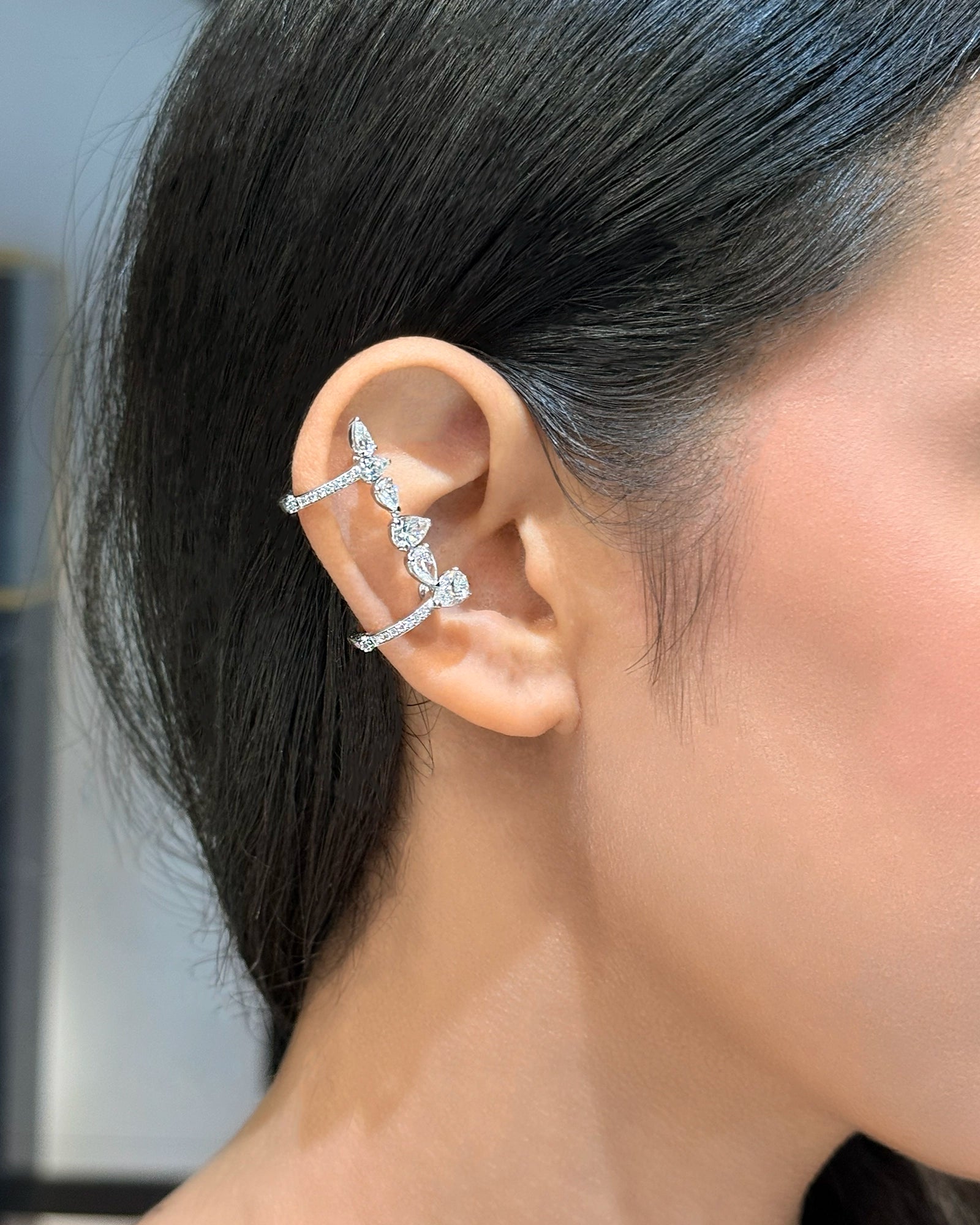 Ice Age Ear Huggy | AMARIS JEWELS | Fine Jewelry