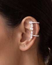Ice Age Ear Huggy | AMARIS JEWELS | Fine Jewelry