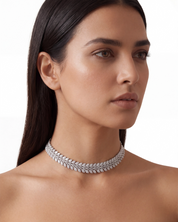 Ice Chevron Necklace cum Bracelet | AMARIS JEWELS | Fine Jewelry