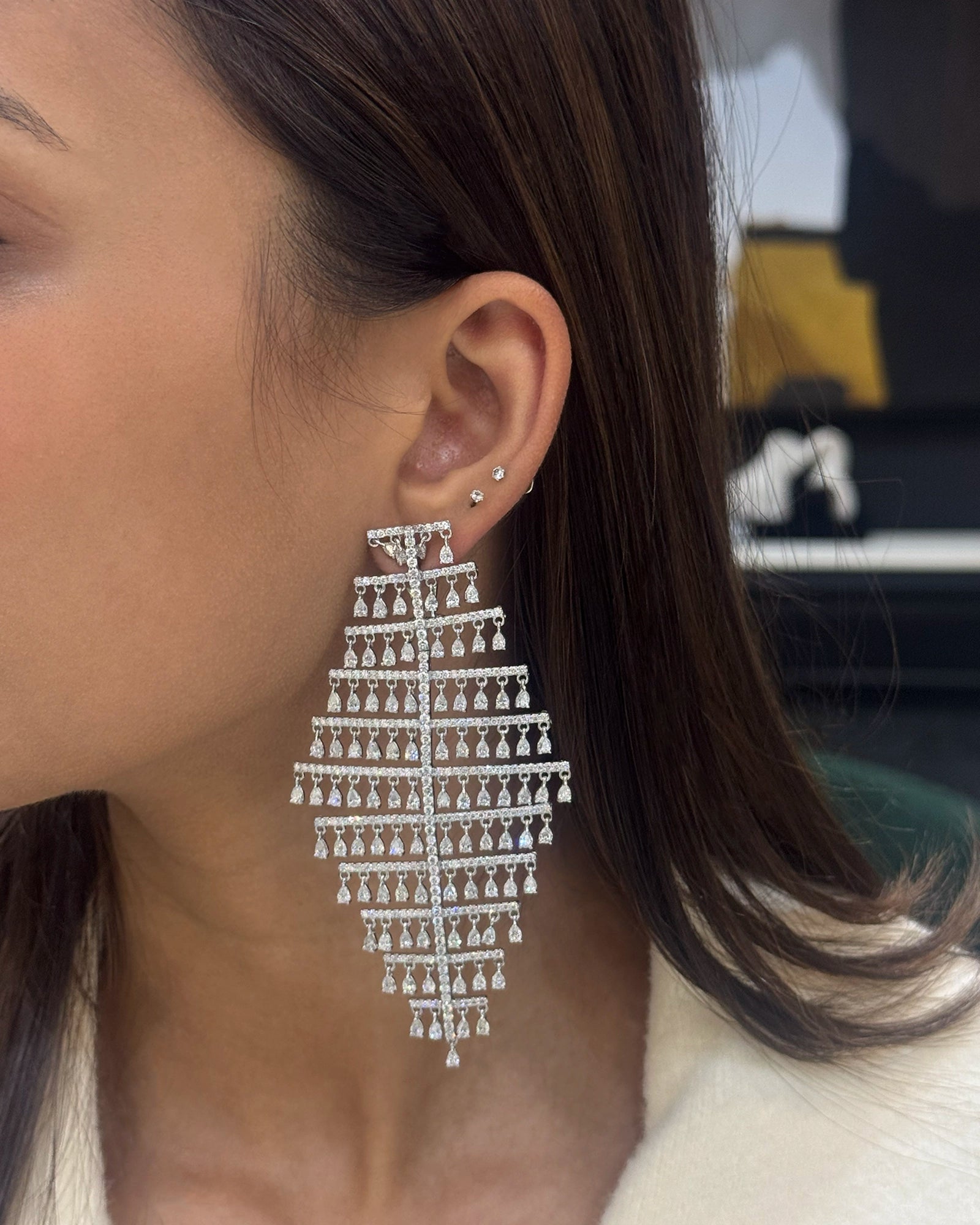 Ice Queen Diamond Earrings | AMARIS JEWELS | Fine Jewelry 