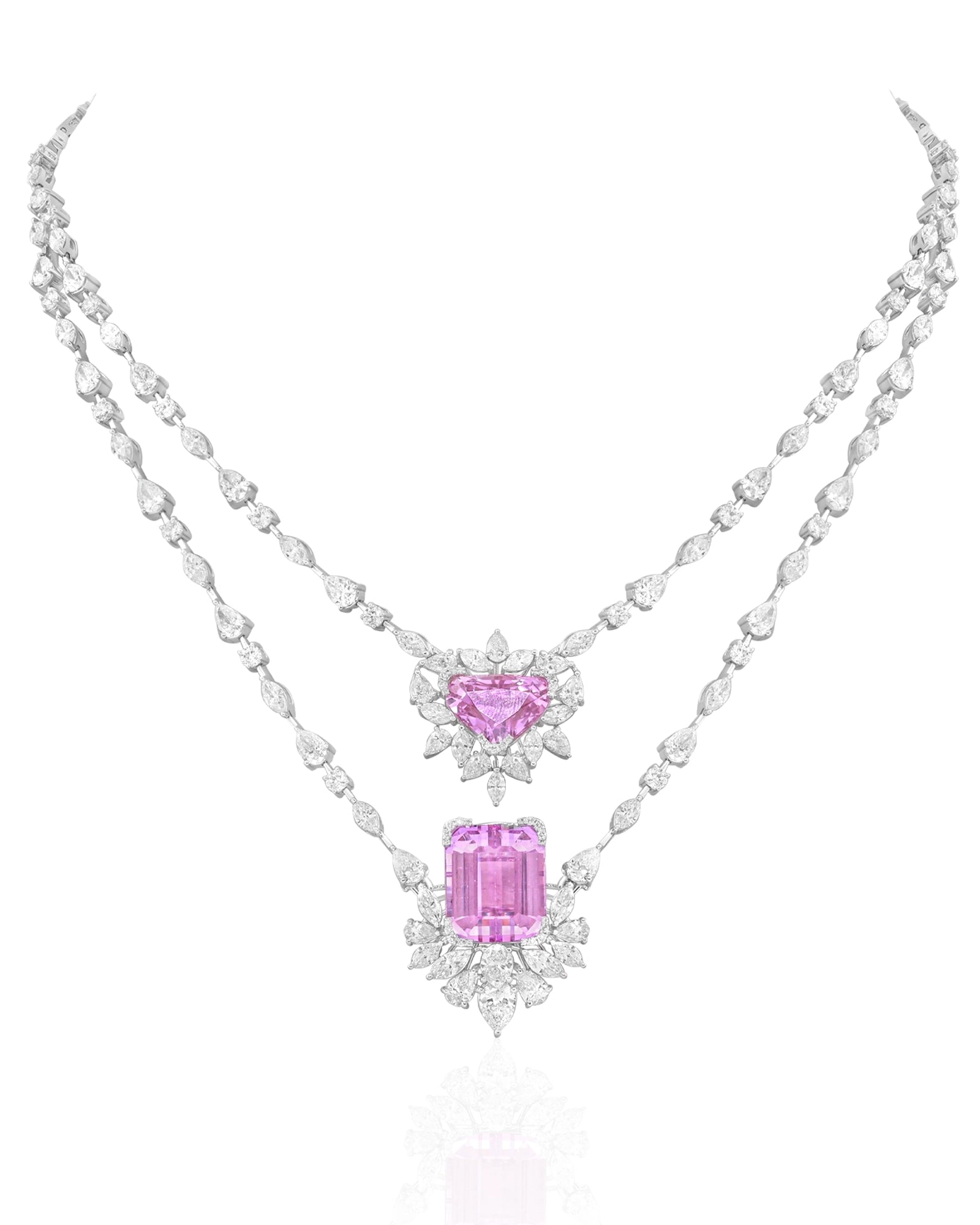Iced Bloom Necklace | AMARIS JEWELS | Fine Jewelry 