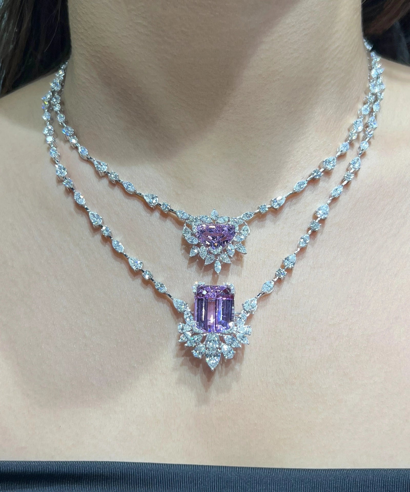 Iced Bloom Necklace | AMARIS JEWELS | Fine Jewelry 