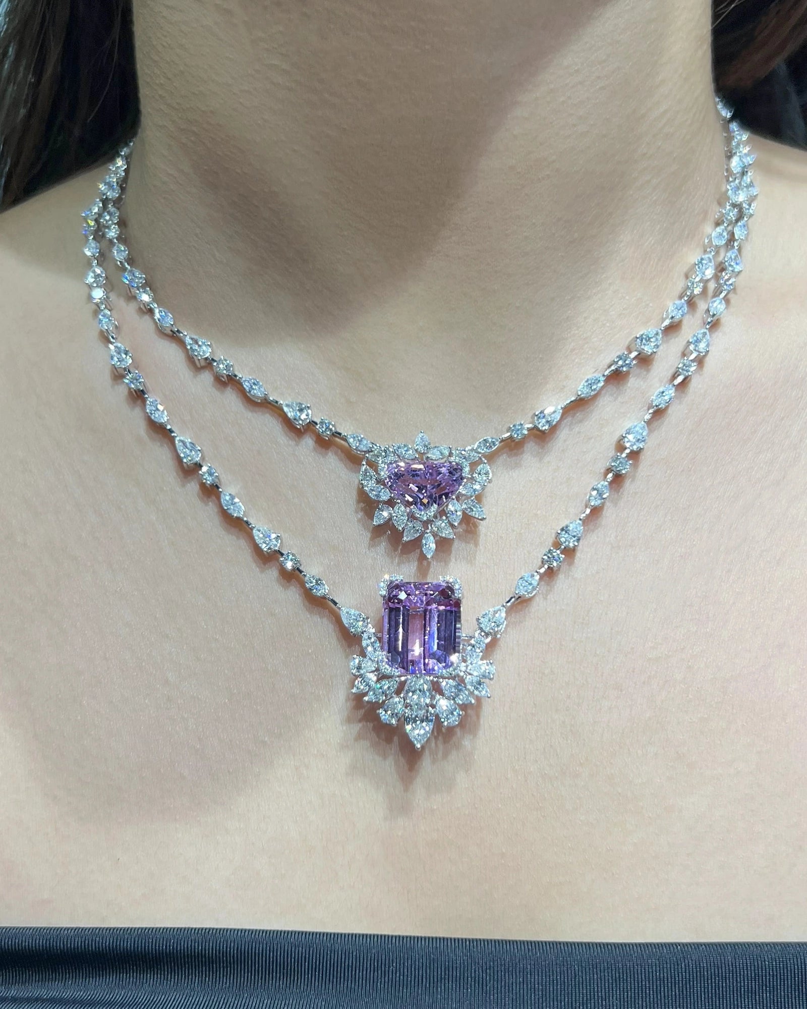 Iced Bloom Necklace | AMARIS JEWELS | Fine Jewelry 