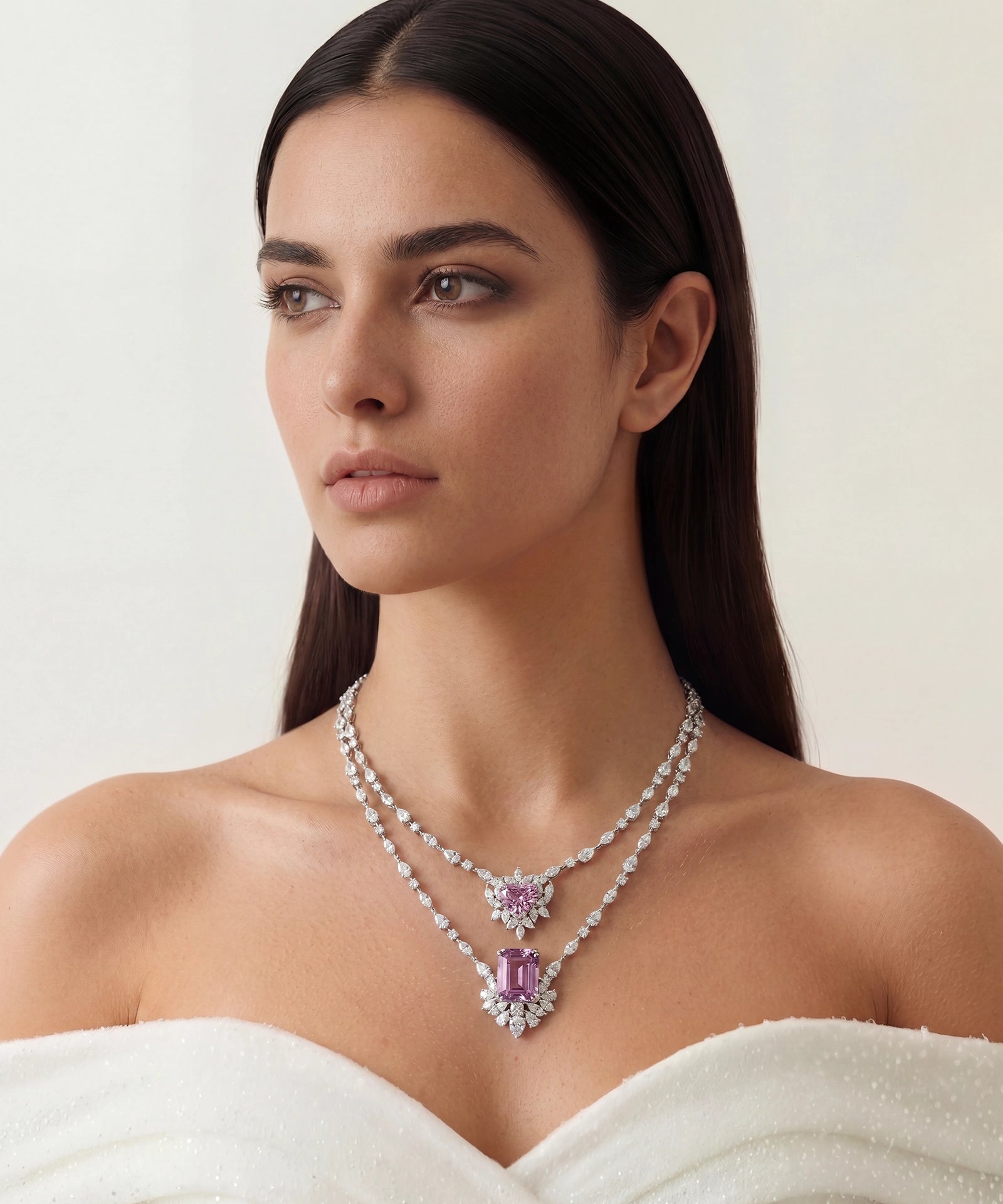 Iced Bloom Necklace | AMARIS JEWELS | Fine Jewelry 
