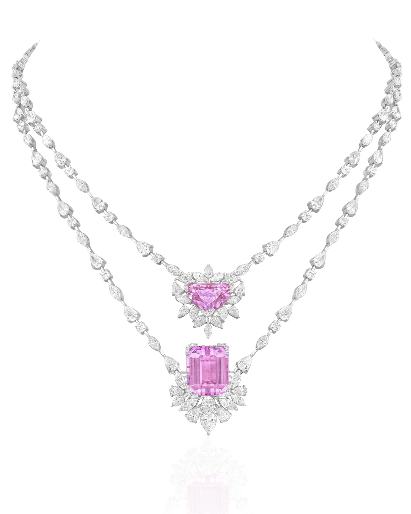 Iced Bloom Necklace | AMARIS JEWELS | Fine Jewelry 