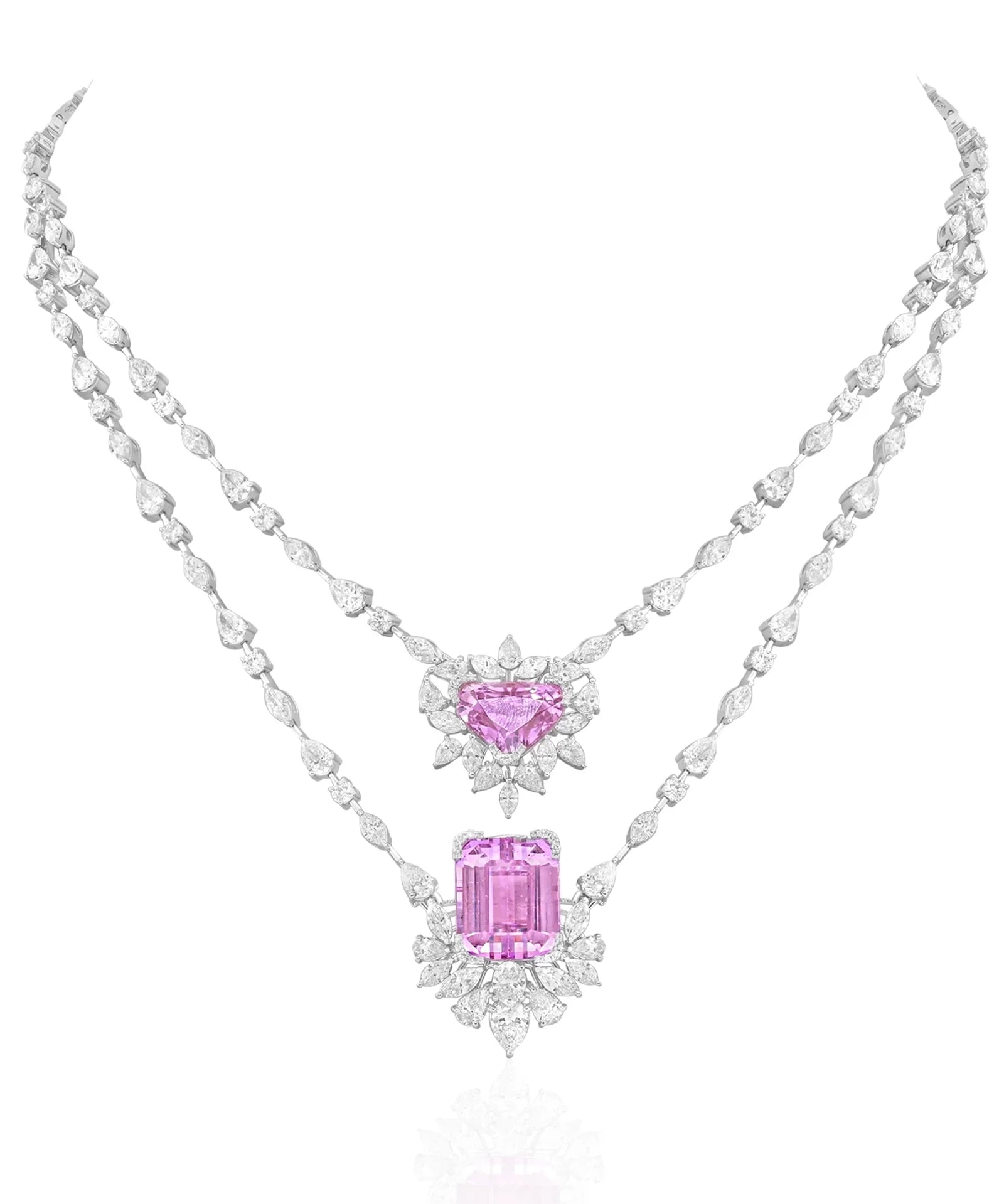 Iced Bloom Necklace | AMARIS JEWELS | Fine Jewelry