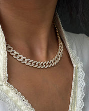 Iced Drip Curb Chain | AMARIS JEWELS | Fine Jewelry 