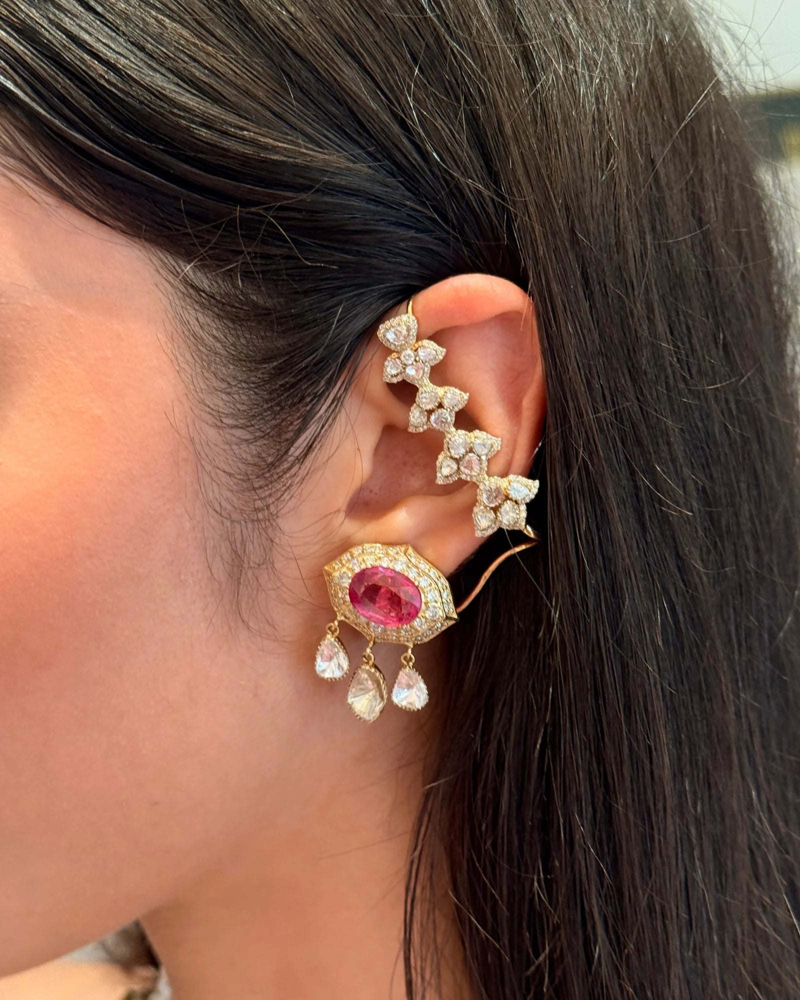 Imperial Taj Earcuffs | AMARIS JEWELS | Fine Jewelry