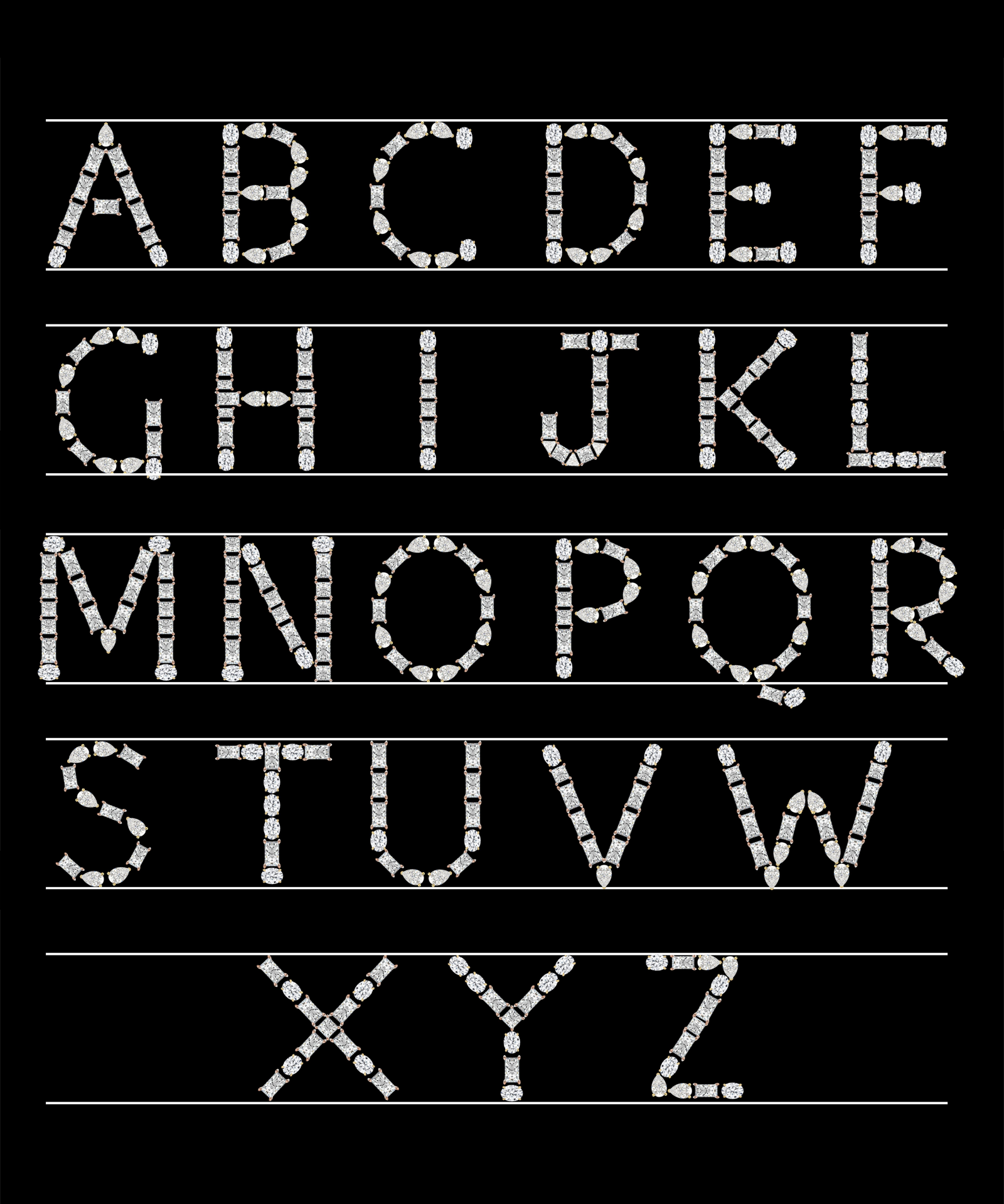 Initial Pendant | AMARIS JEWELS | Fine Jewelry 