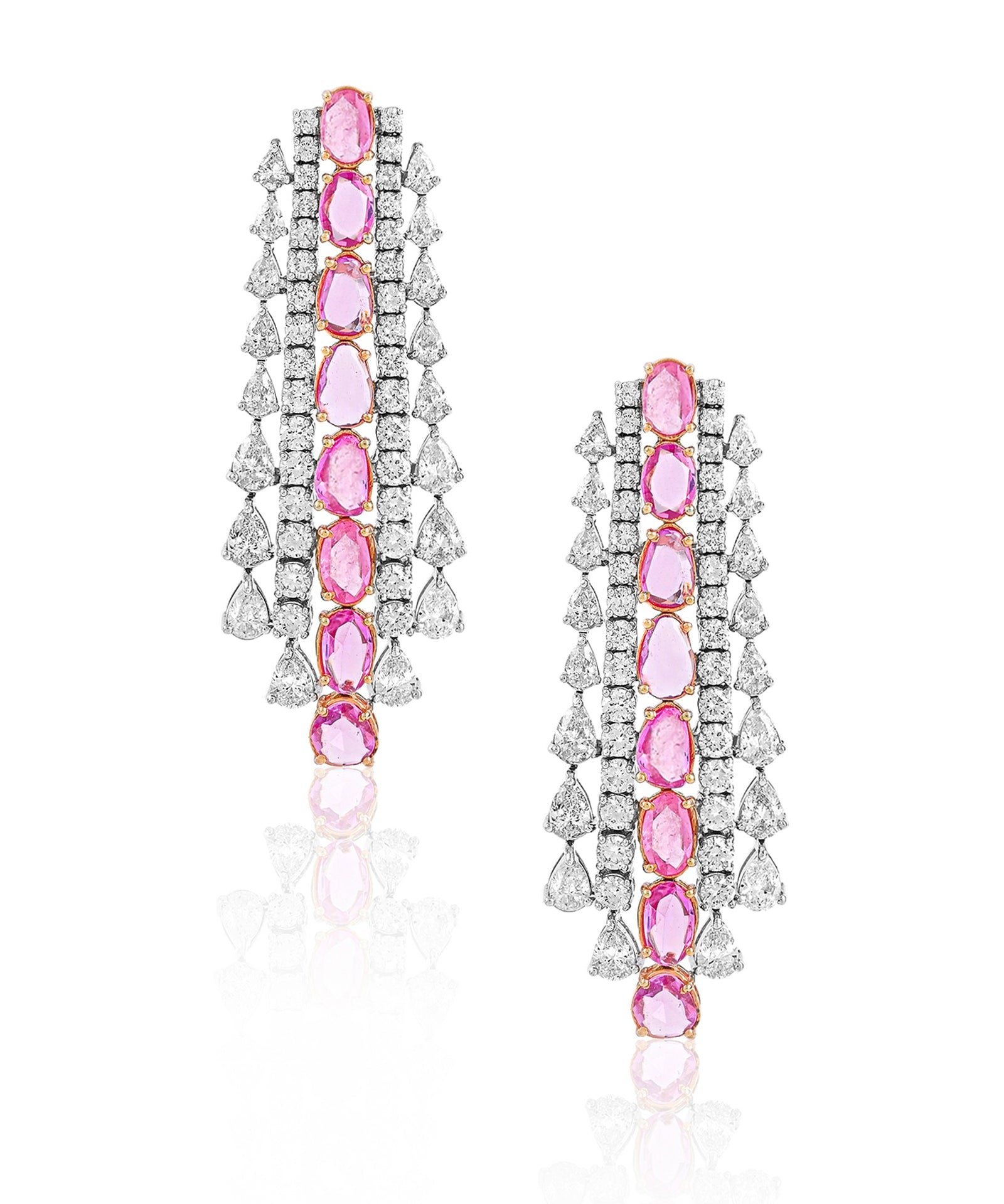 Iris Ruby Earrings | AMARIS JEWELS | Fine Jewelry 