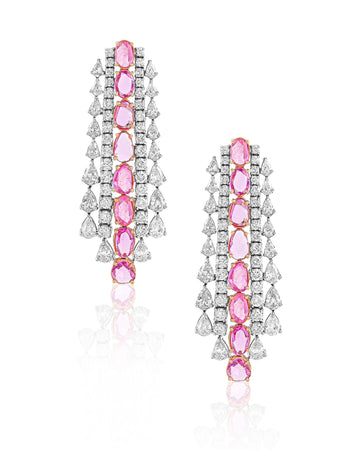 Iris Ruby Earrings