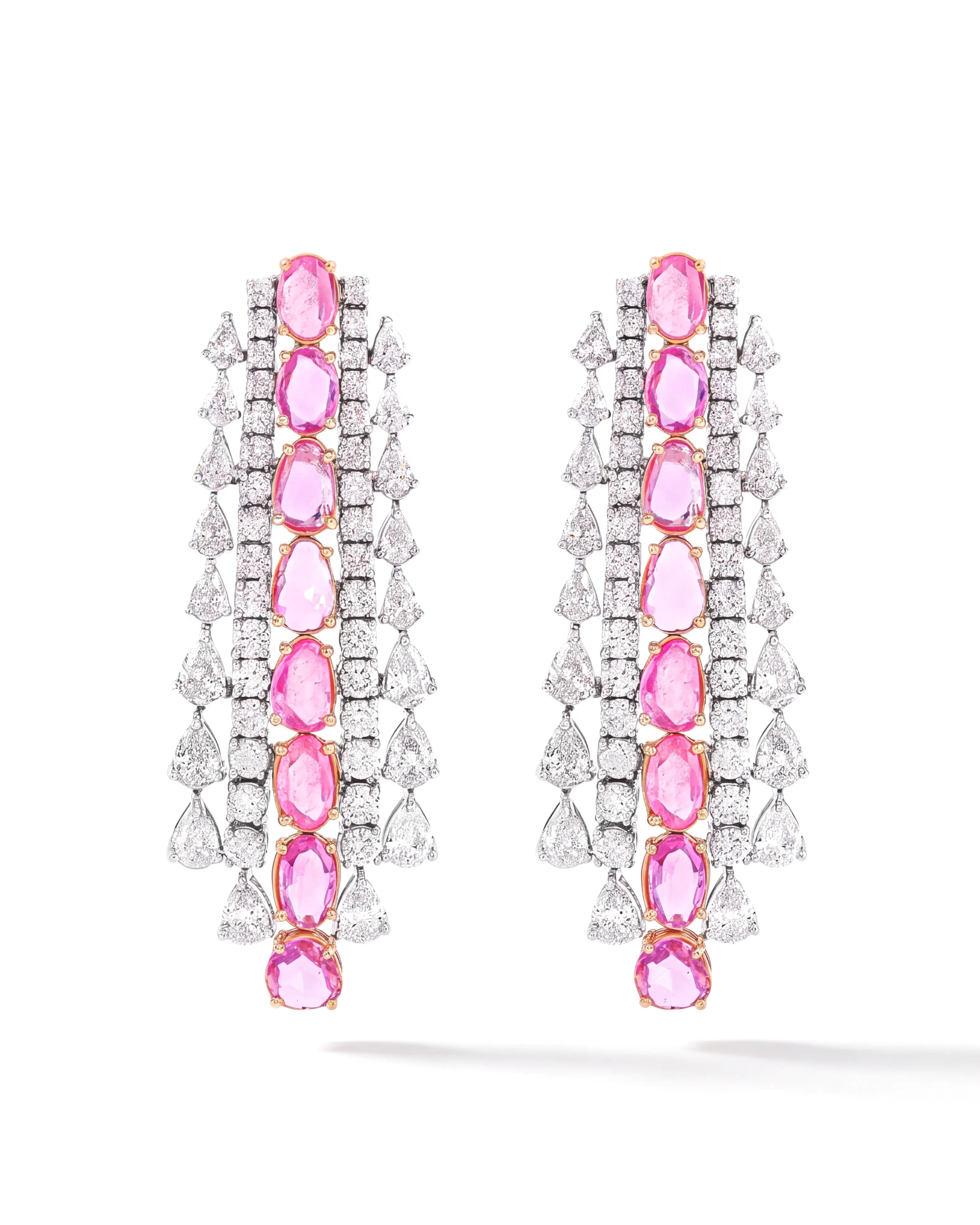 Iris Ruby Earrings | AMARIS JEWELS | Fine Jewelry