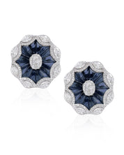 Jackie Blue Studs | AMARIS JEWELS | Fine Jewelry 