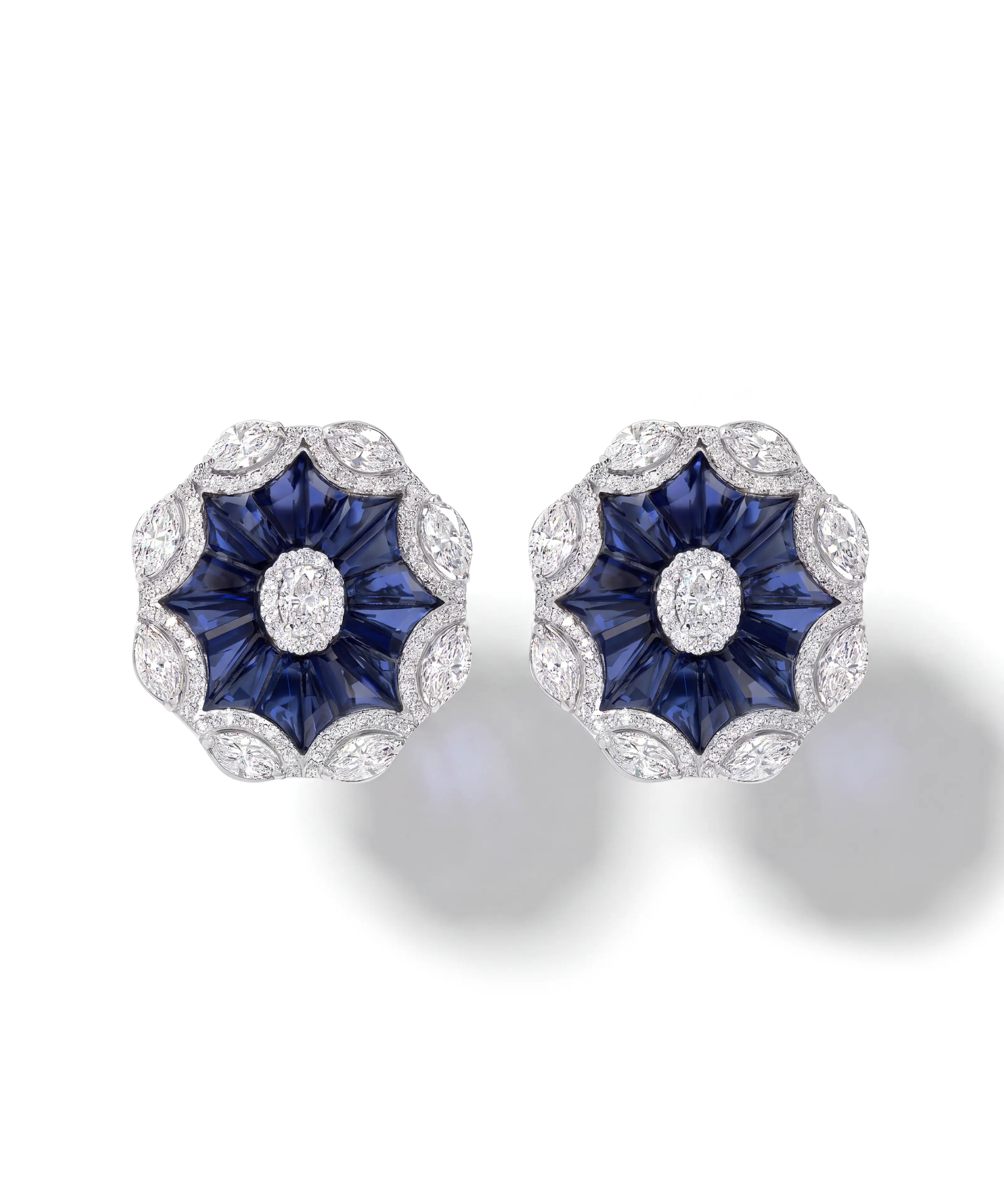 Jackie Blue Studs | AMARIS JEWELS | Fine Jewelry