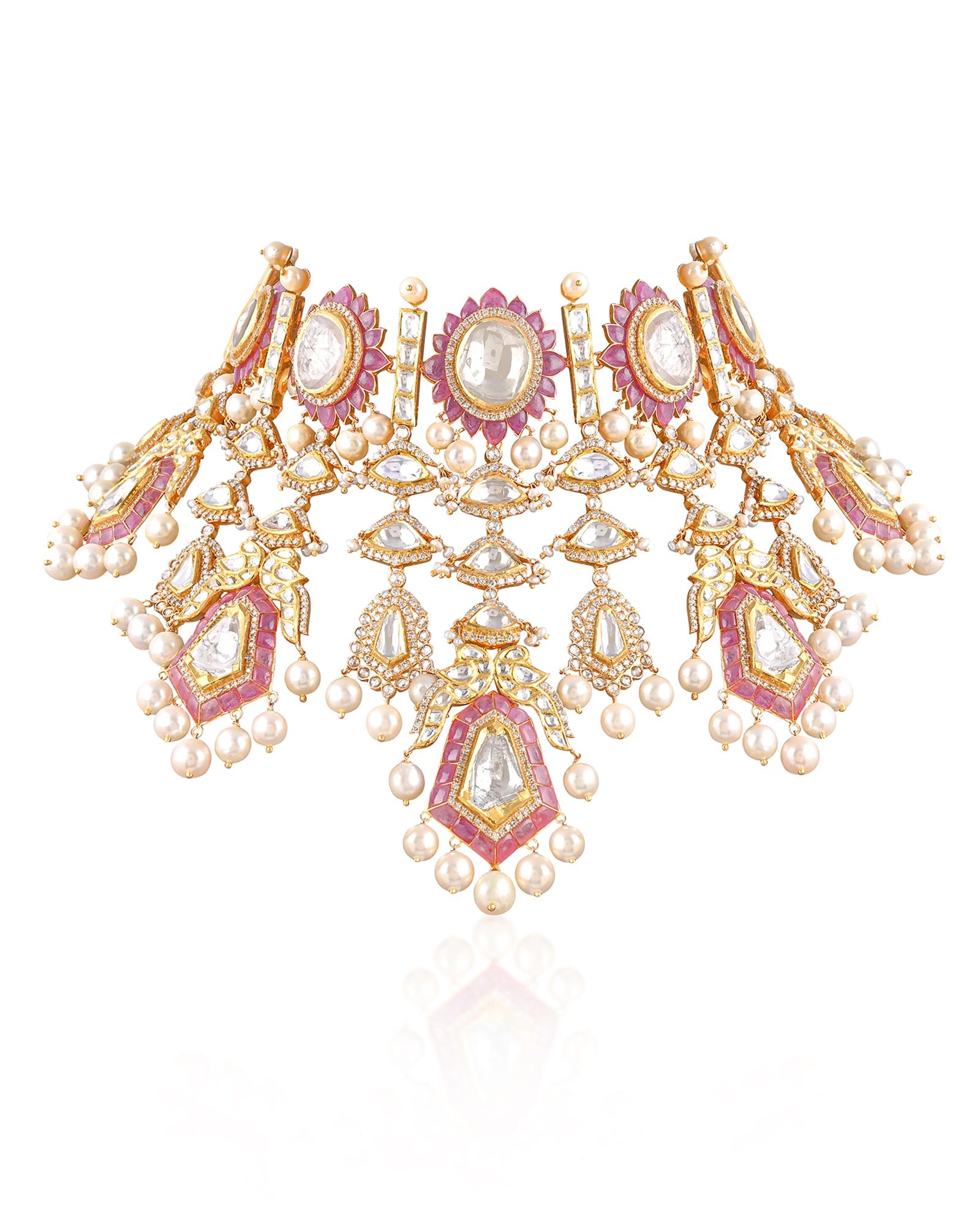 Jaipur Rose Polki Choker | AMARIS JEWELS | Fine Jewelry 
