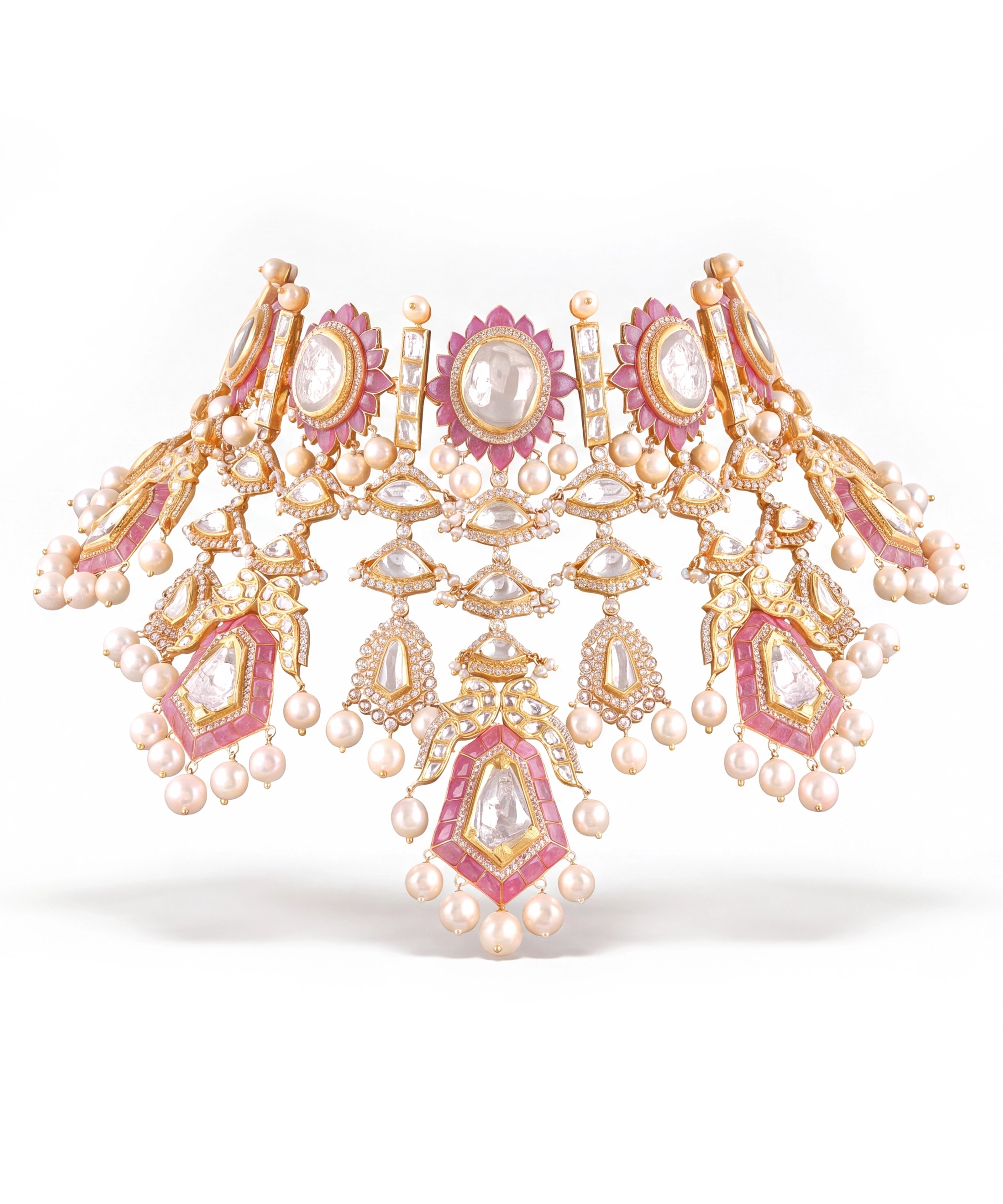 Jaipur Rose Polki Choker | AMARIS JEWELS | Fine Jewelry