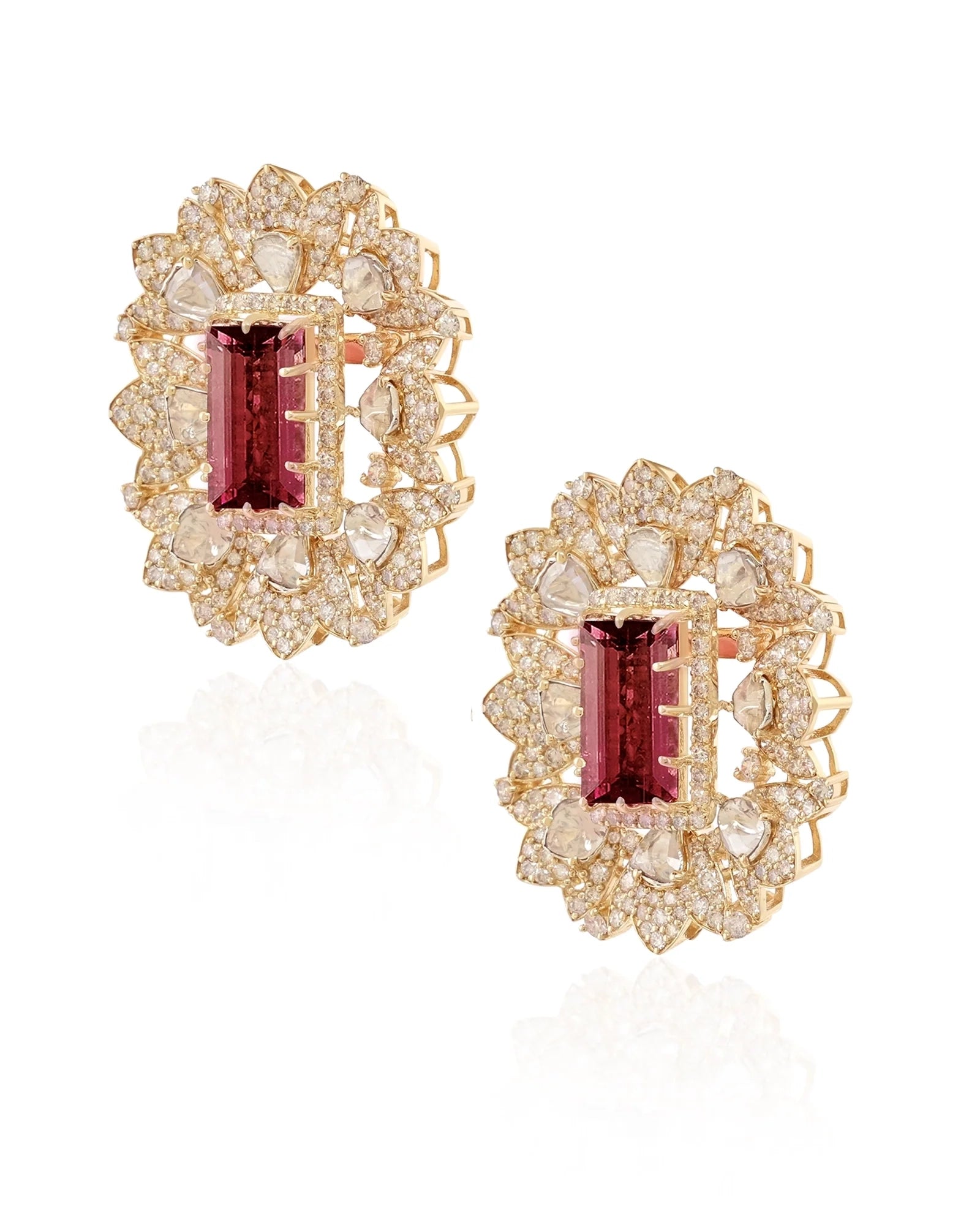 Jaipur Sun Studs | AMARIS JEWELS | Fine Jewelry 