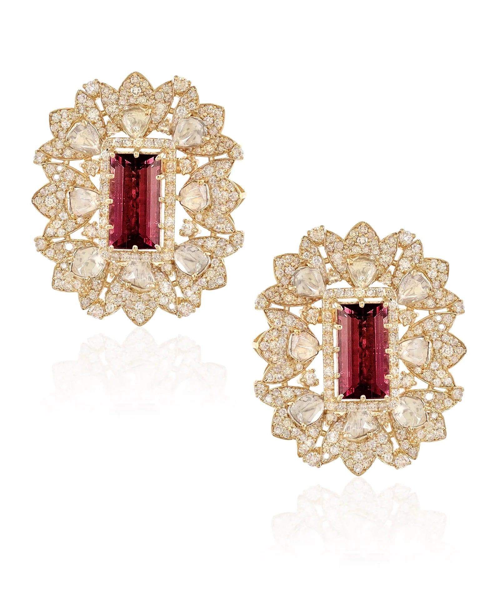 Jaipur Sun Studs | AMARIS JEWELS | Fine Jewelry 